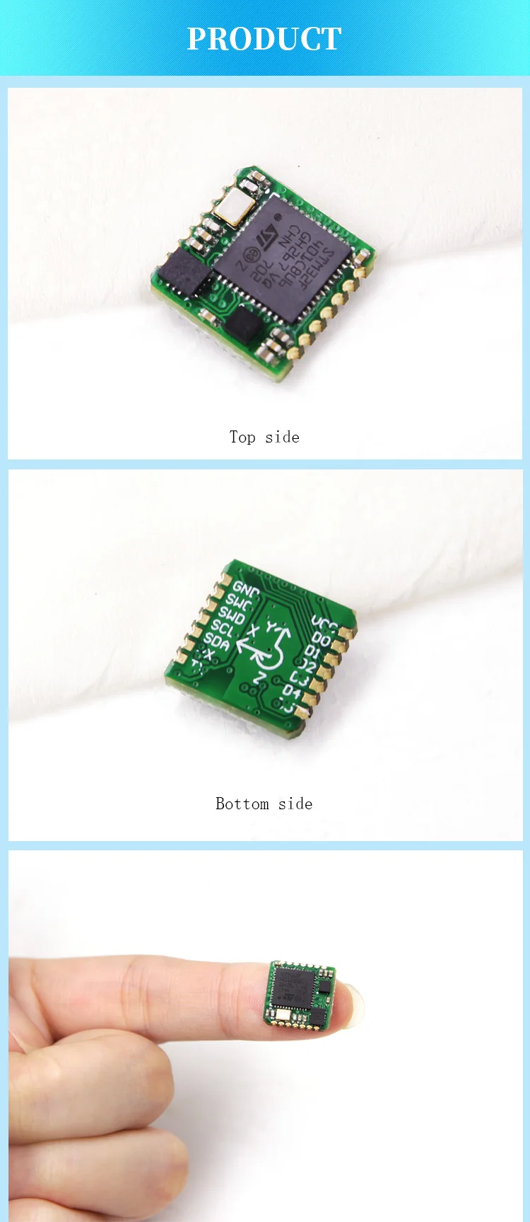 giroscópio eletrônico + ângulo + magnético, para arduinos