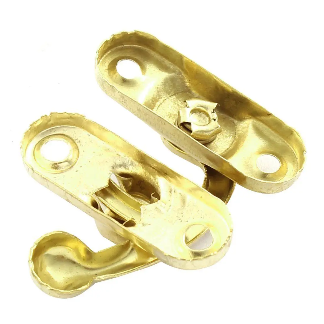3mm Diameter Hole Left Swing Arm Clasp Wooden Box Latch 10 Pcsin Hasps
