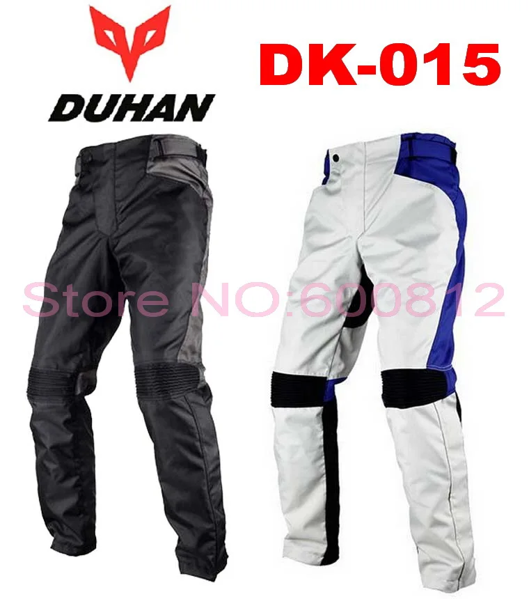 Image New DUHAN DK 015 Motorcycle racing suits Riding trousers Men s cross country Hockey Pants Motorcycle Rally Pant Oxford cloth