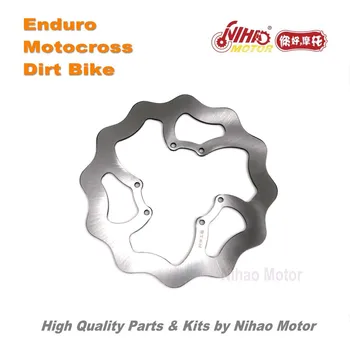 

35 Motocross Parts Universal Wavy brake disc set F 270mm R 240mm for HONDA CRF Nihao Motor for Husqvarna Wel Bosuer X motor