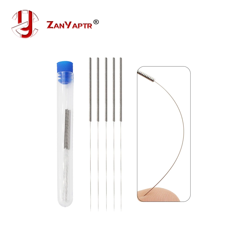 5Pcs Stainless Steel Cleaning Needle 0.15mm 0.2mm 0.25mm 0.3mm 0.35mm 0