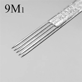 

9M1 tatuagem 50Pcs New Hot Assorted Sterilize Disposable Magnum Tattoo Needles Permanent makeup Stainless Steel agujas piercing