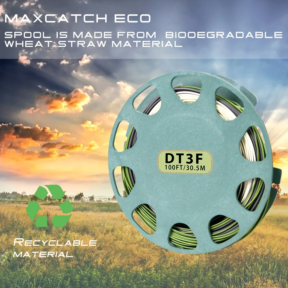 Maximumcatch Real Troutlite двойная конусная леска для ловли нахлыстом плавающая 90ft 3/4/5/6wt с