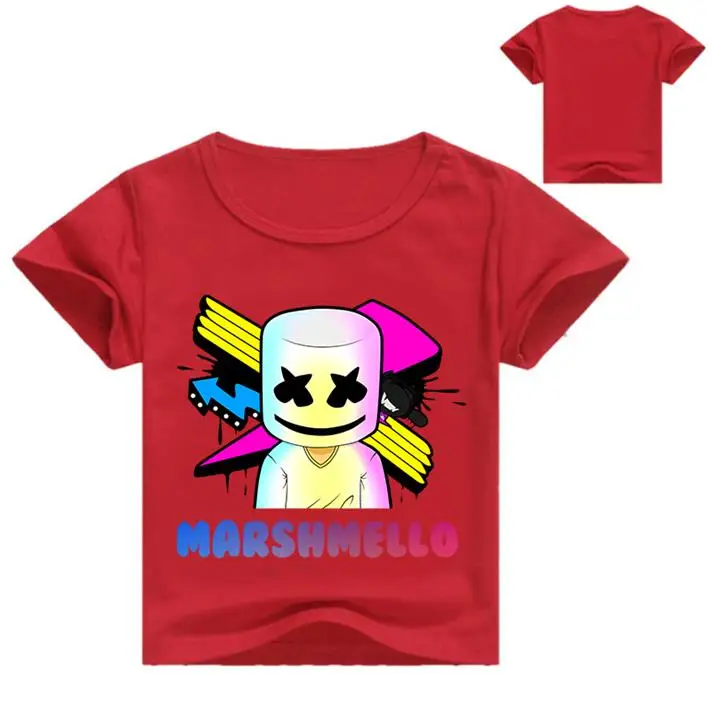 Compre Dj Music Camiseta Para Bebés Niños Moda 2019 Camisas De Verano Ropa Roblox Camiseta De Manga Larga Tops Para Niños Marshmello A190408 A 85