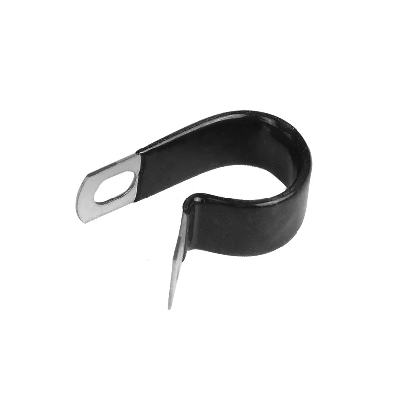 2pcs lot 304 Stainless Steel Rubber Lined P Clips Cable Mounting Hose Clamp Mikalor Grootte : 35mm 2pcs lot 304 Stainless Steel Rubber Lined P Clips Cable Mounting Hose Clamp Mikalor Grootte : 35mm