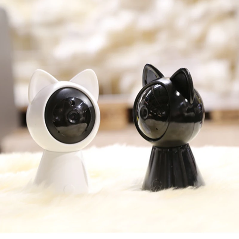 

Manufacturer spot intelligent robot camera HD night vision two-way voice intercom cartoon kitten wireless camera