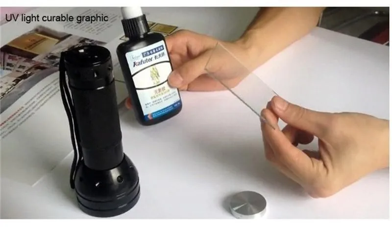 Как снять стекло приклеенное на уф клей Новый 4 шт. 250 г kafuter K-3022 УФ-клей УФ-отверждения акриловый прозрачный пле