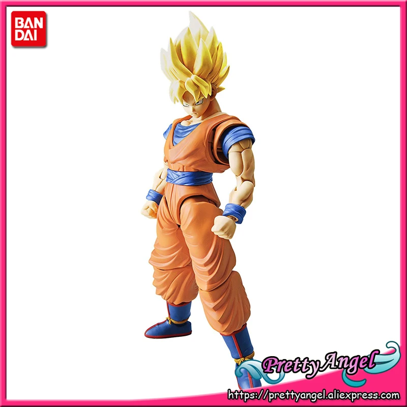 Оригинальная Bandai фигурка тамаши, стандартная сборная игрушка "Dragon Ball", фигурка-Супер Saiyan Son Goku, пластиковая модель