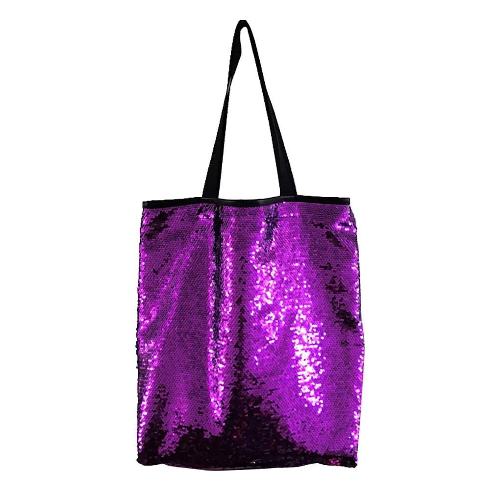 luxury handbags women bags designer crossbody bags Women Sequins Colorful Shoulder Bag Princess Shopping Bling Handle Bag J19