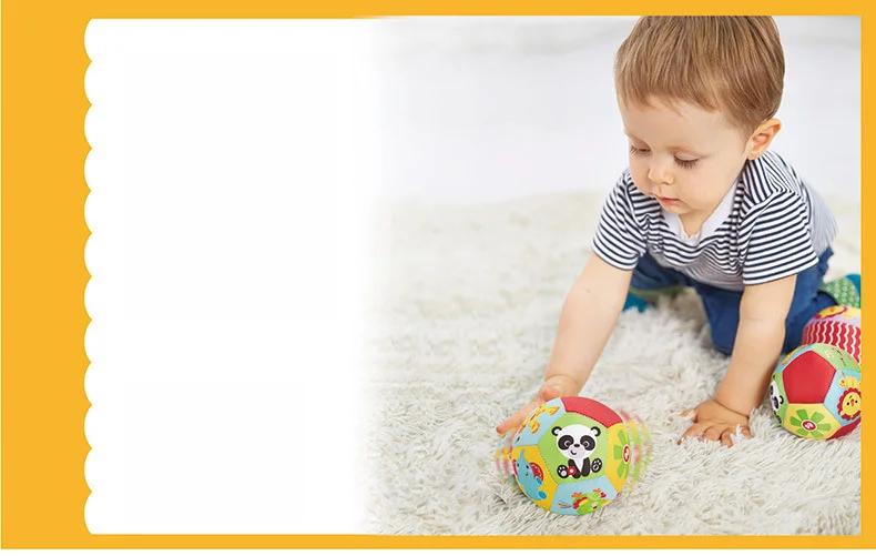 Детские игрушки для детей мяч для животных мягкие плюшевые мобильные игрушки со звуком детская погремушка детская мяч для бодибилдинга игрушки для 0-12 месяцев