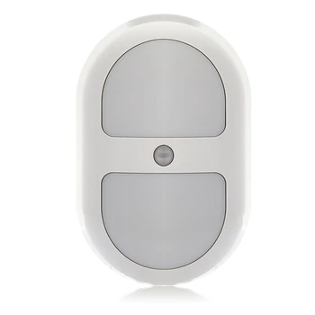 

High quality Mini Wireless Infrared Motion Sensor Night Light Battery Powered Bathroom Bedroom Home use Wall Fitting Lamp new
