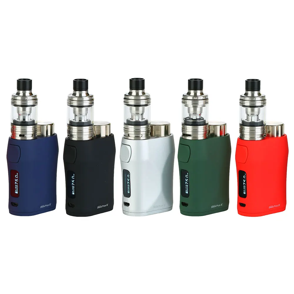 Оригинальный набор Eleaf iStick Pico X с MELO 4 D22 75 Вт баком 2 мл в 0 15 Ом электронная сигарета
