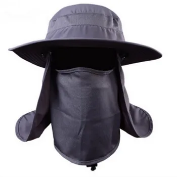 Chapéu de Trilha Caça Pesca com Mosqueteiro e Proteção UV Cap 13