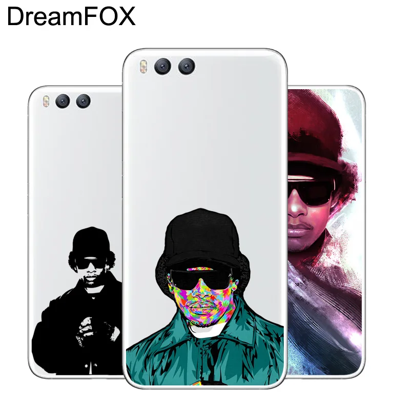 DREAMFOX M467 Eazy-e Soft TPU Silicone Case Cover For Xiaomi Mi Note 2 3 4 5 6 8 SE M5 4C 4S 5C 5S 5X 6X A1 Plus |