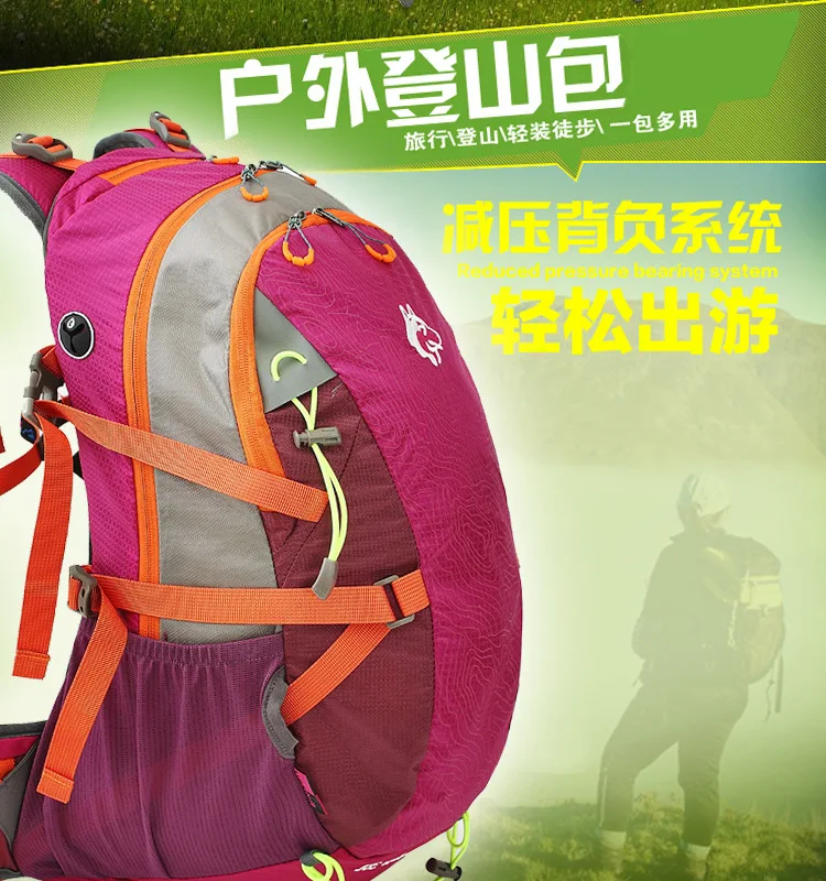 Король джунглей, новинка, хит, снаряжение для кемпинга и рюкзак для мужчин и женщин, походная профессиональная сумка для альпинизма, большая емкость, 35Л