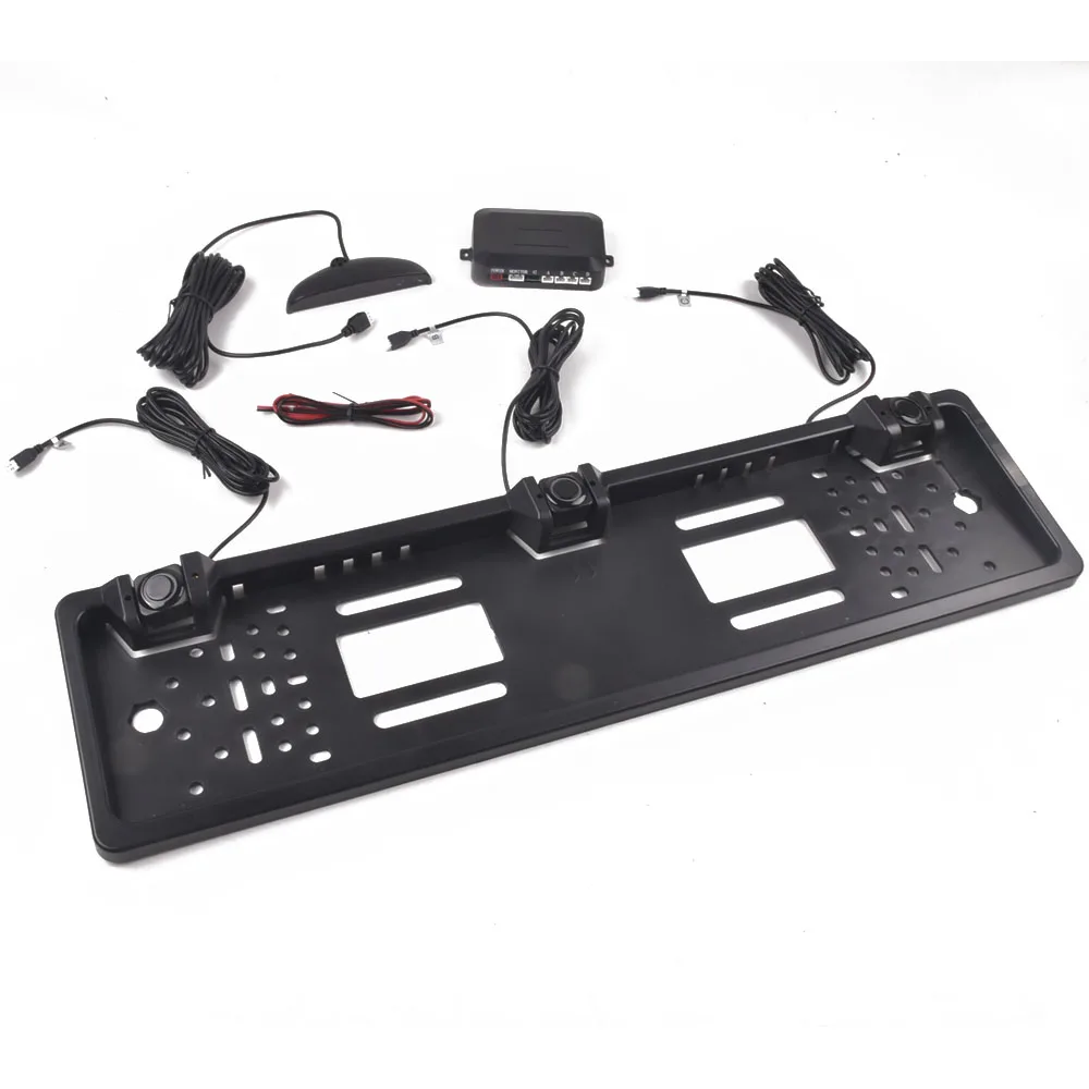 Car Parking Sensor Parktronics EU European License Plate Frame