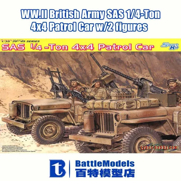DRAGON MODEL 1/35 SCALE military models 6745 WW.II British Army SAS 1/