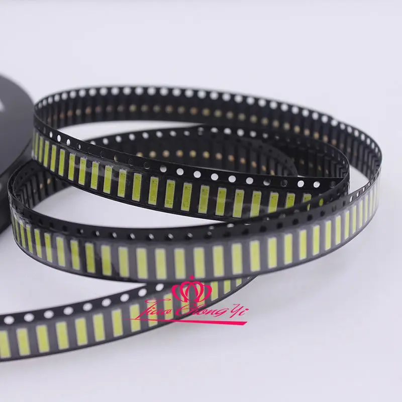100 шт./партия светодиодные лампы 7020 SMD 6 в 0 5 Вт 10000 мА 80 лм|led bead 5w|led tv 6vled 10000k |