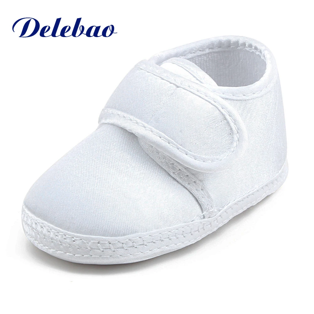 Delebao Pure White The Baptism Of Shoes Holy Angles Soft Sole Cotton