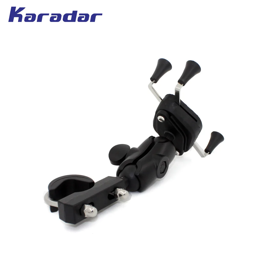 Buy KARADAR Motorcycle Bike MTB Bicycle Handlebar Mount Universal X Grip Cell