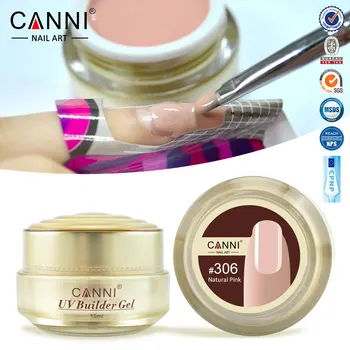 50951 Thick Builder Gel CANNI 15ml Finger Extension UV Gel Nail Cover Pink Camouflage