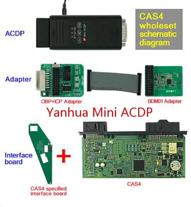 Новейший программист ключа автомобиля! Yanhua мини ACDP мастер программирования нет необходимости Жетоны мини ACDP авто ключ программист без пайки