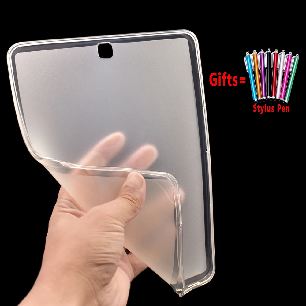 Мягкий силиконовый чехол для планшета Samsung Galaxy S2 9 7 T815 T810 T813N T819N|Чехлы планшетов и