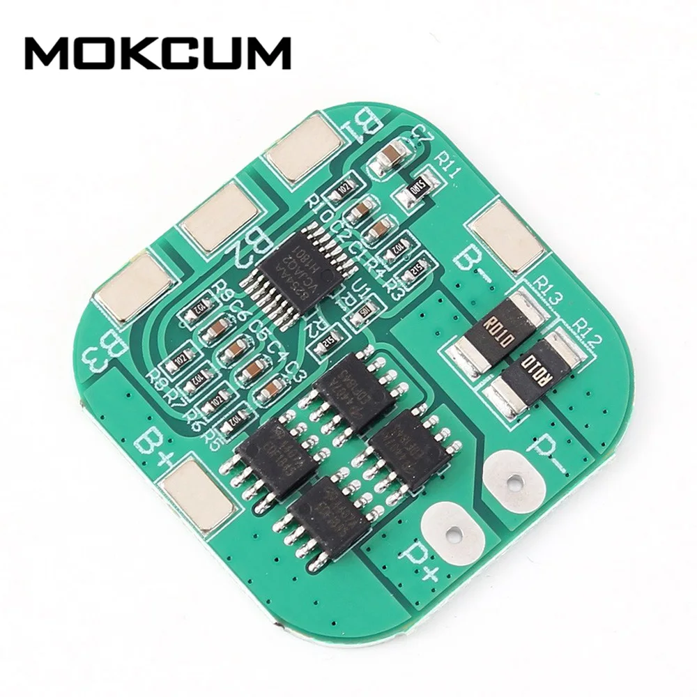 10А 14,8 в 16,8 в 4S 18650 литий-ионный аккумулятор зарядное устройство плата модуль зарядного устройства+ Защитная плата защиты BMS модуль электронный