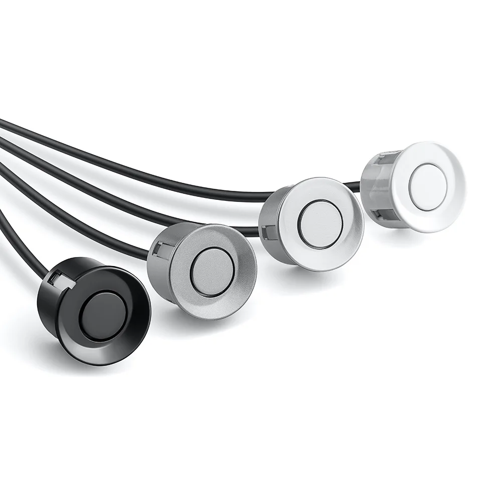 22mm czujnik czarny czerwony niebieski srebrny złoty biały szary szampańskie złoto kolor dla zestaw czujników parkowania samochodu Monitor odwrotny System 22mm czujnik czarny czerwony niebieski srebrny złoty biały szary szampańskie złoto kolor dla zestaw czujników parkowania samochodu Monitor odwrotny System