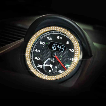 

Car Interior Accessory For Porsche Macan/Cayenne/ Panamera/911/Cayman/Boxster Watch Ring Trim Car Styling