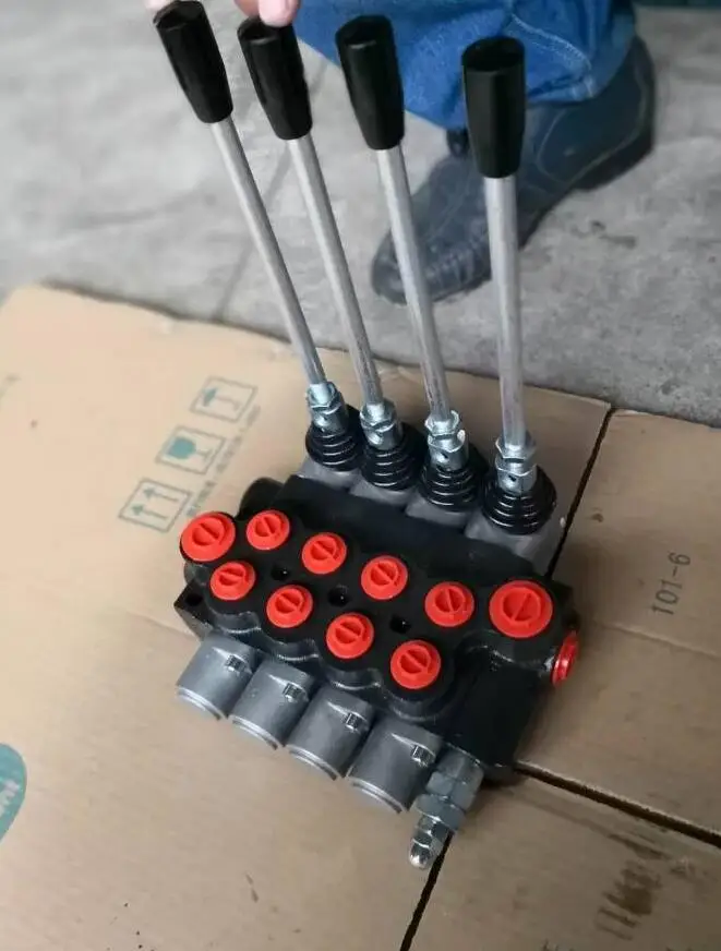 4 Spool Hydraulic control valve Maximum flow rate 40L/min for Hole Digger auger | Инструменты