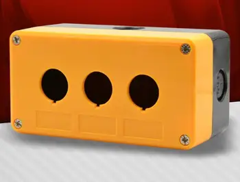 

Three holes button box BX3-22 waterproof box 3 hole button switch control button box of 22 mm hole