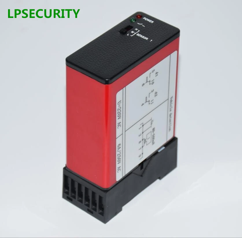 

LPSECURITY Car parking access Loop Detector Car Detector for Gate Opener Operator 220V/110V/12VDC or 24V DC