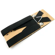 Европейская мода взрослые 4 клип Удлиненные мужские подтяжки FY18102802