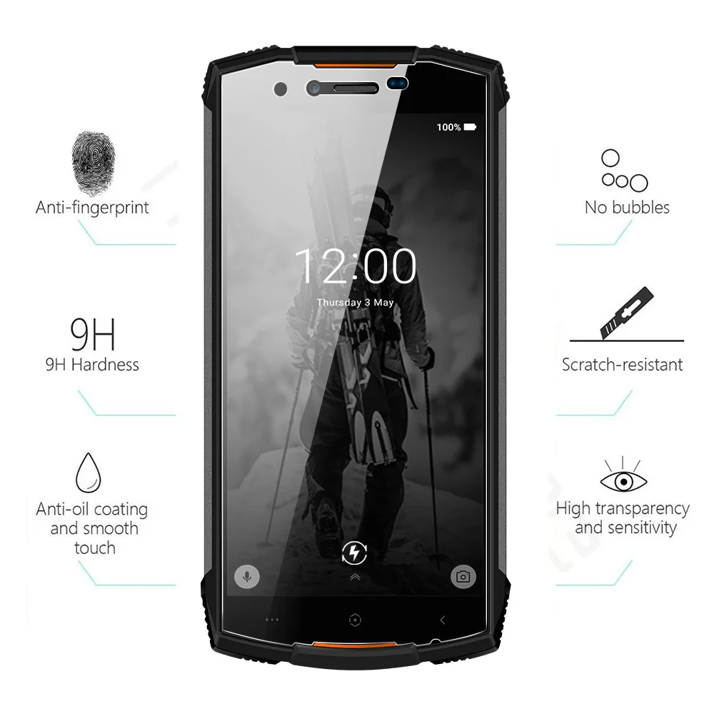 

New For Doogee S55 / S55 Lite 5.5" Tempered Glass 9h Screen Protector Premium Front Clear Protective Film Cover