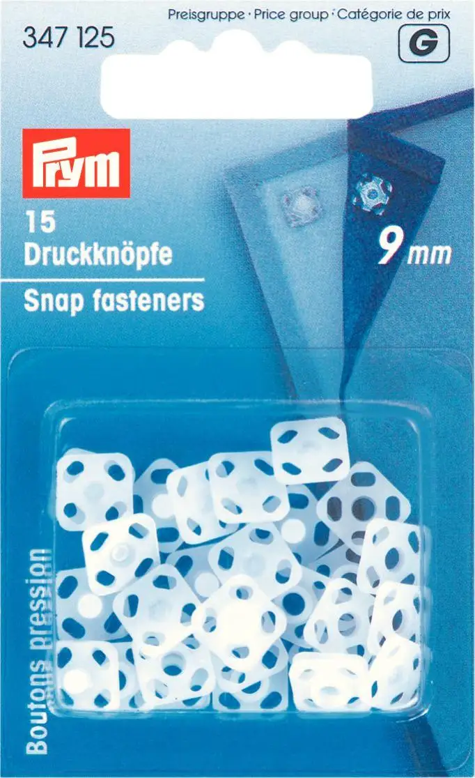 Germany Prym can be sewn plastic snaps 347160/347125/347153/347155/347156 Snap fasteners patchwork manual diy | Дом и сад