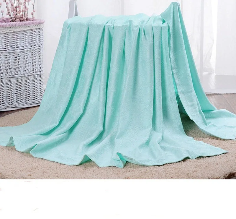 Бамбуковое волокно Кровать Диван Одеяло Лето Прохладный плед вафельный Cobertor Плед s для путешествий марлевые постельные принадлежности