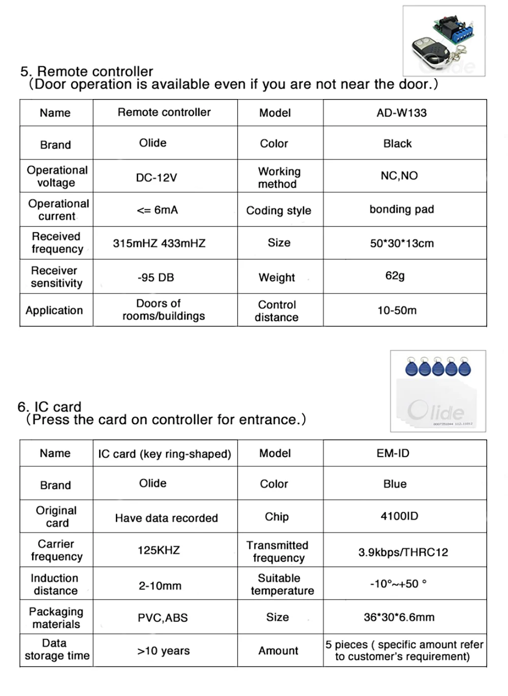 Access Control Complete Kit  (4)