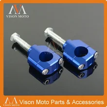 1 1/" CNC руль зажим жир бар крепление Ручка Бар стояки для Honda Kawasaki Байк мотоцикл