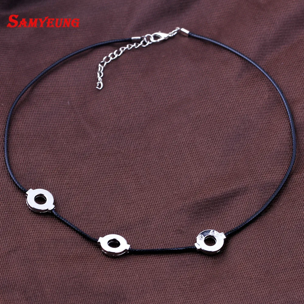 

Samyeung Anime Naruto Itachi Necklace Male Cosplay Necklace Stainless Steel Necklace Friendship Neckless Collier Silver Jewelry