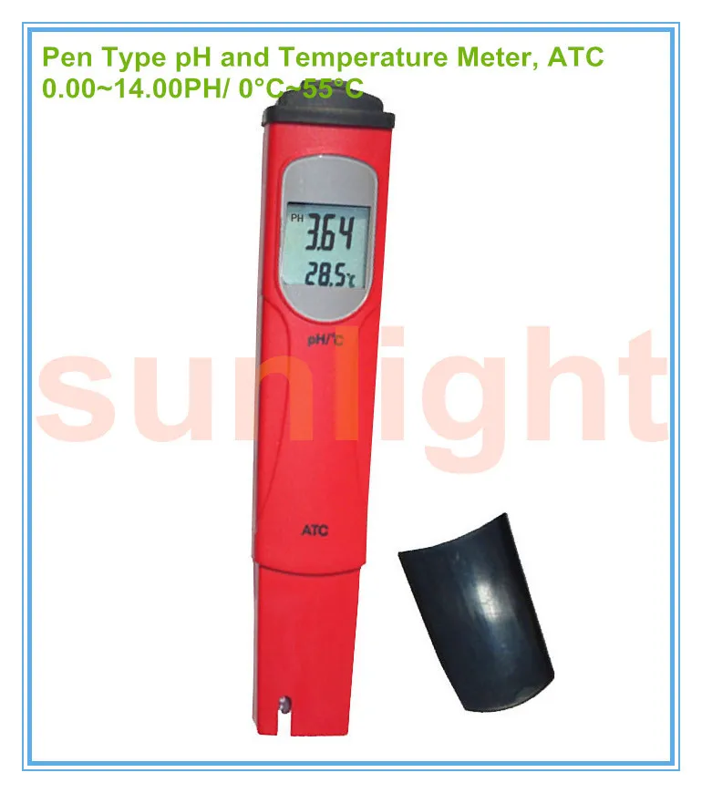 Pen Type pH and Temperature 2 in 1 Meter with ATC functionin PH Meters
