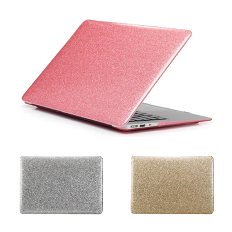 Bling Glitter PU Leather Laptops Case for Apple Macbook 11.6 12 13