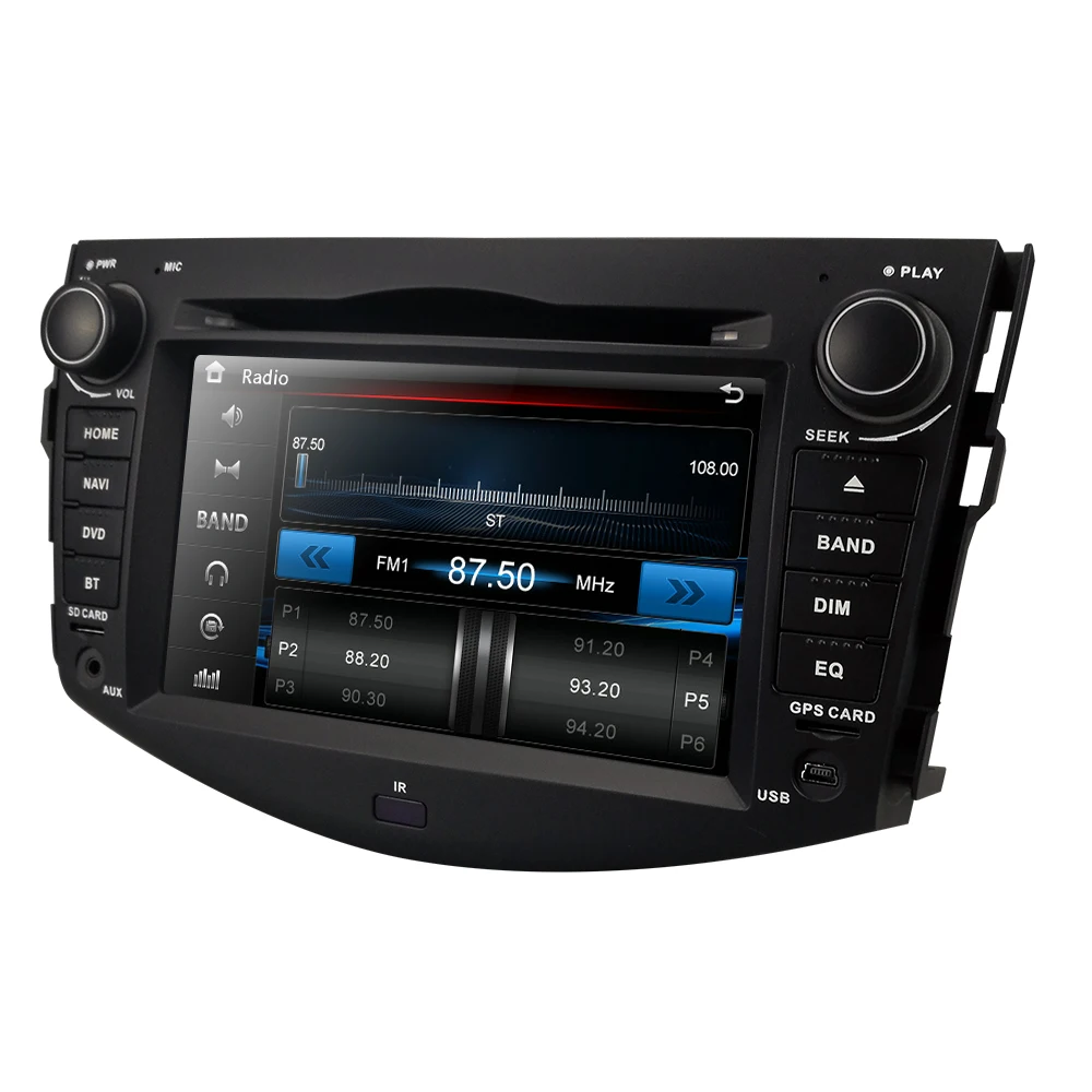 Excellent free ship Crazy Sale Free Map 2Din Car GPS Navigation Car Stereo for Toyota RAV4 2006-2012 Bluetooth SWC USB SD ATV Touch Screen 3