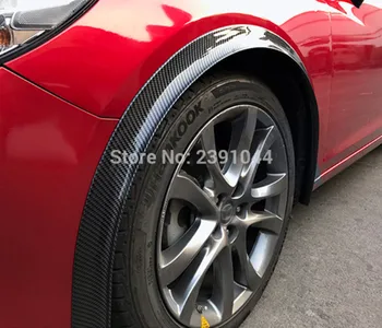 

Car Fender Flares Extension Wheel Eyebrow Protector Lip Moulding 150cm*2 Fit voor Mazda: 3, 6, CX-5, CX-7
