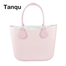 Модная классическая сумка Tanqu EVA с внутренним карманом и ручками из силиконовой резины, водонепроницаемая женская сумка Obag O, стильная сумка