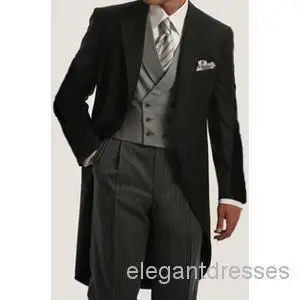 Groom Tuxedos Best man Suit Wedding Groomsman/Men Suits Bridegroom (Jacket+Pants+Vest) | Мужская одежда