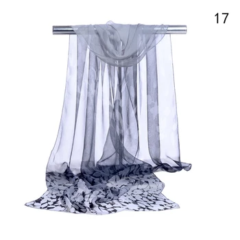 

LNRRABC Women Chiffon Flowers Print Scarves & Wraps Scarf Sunscreen Scarves Korean Style160x50cm Wraps Shawl Pashmina Bandana
