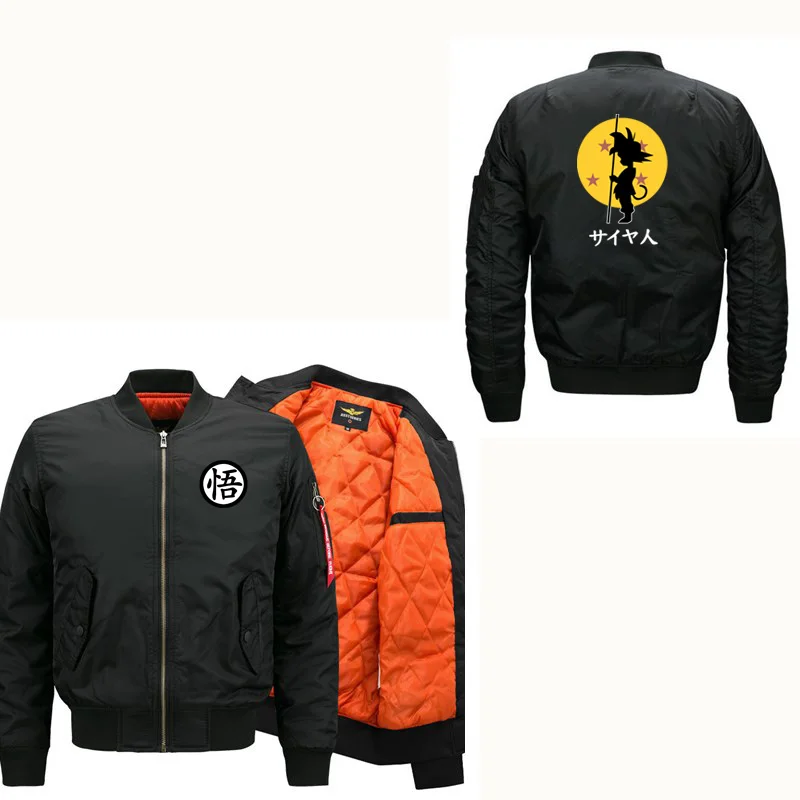 Дизайн, модные куртки с драконами и шариками, мужская мода, Осень-зима, Наруто, Wukong, куртка, плюс размер 5XL 6XL - Цвет: 15