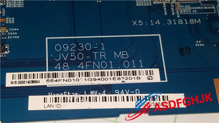 Great Value  Original FOR ACER Aspire 5542 5542G LAPTOP MOTHERBOARD MBPHP01001 JV50-TR MB 48.4FN01.001 Fully tes