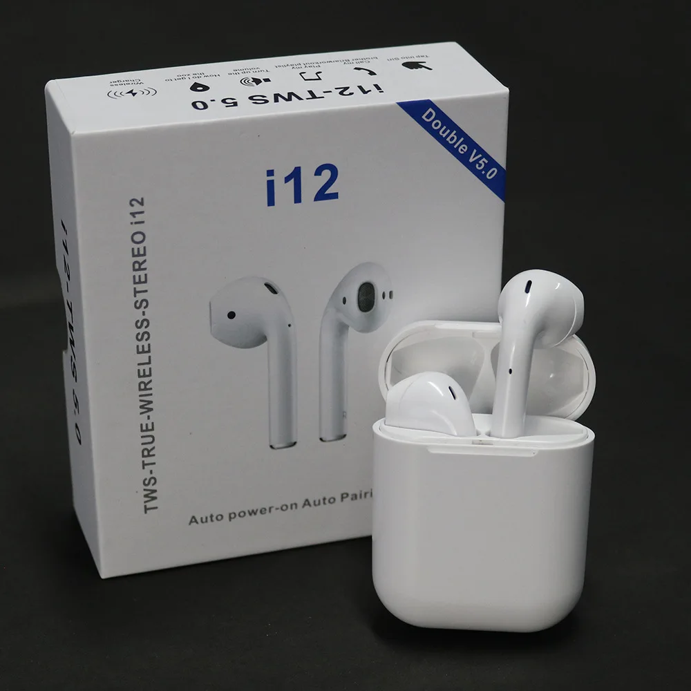 

i12 TWS Earphone Touch control Mini Wireless Bluetooth 5.0 earphones headset for IOS Android Smartphone PK i10 i11
